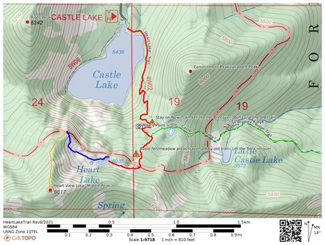 Castle Lake To Heart Lake Mount Shasta Trail Association