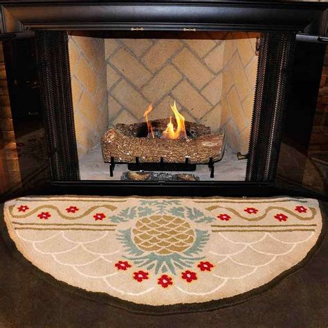 56'' Half Round Hospitality Fireplace Rug