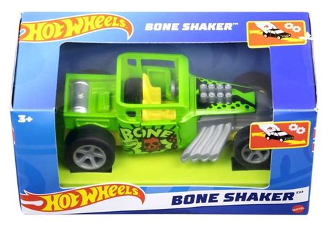 Voiture Hot Wheels Bone Shaker MATTEL Modèle Bone Shaker Vert Jaune Gris Cdiscount