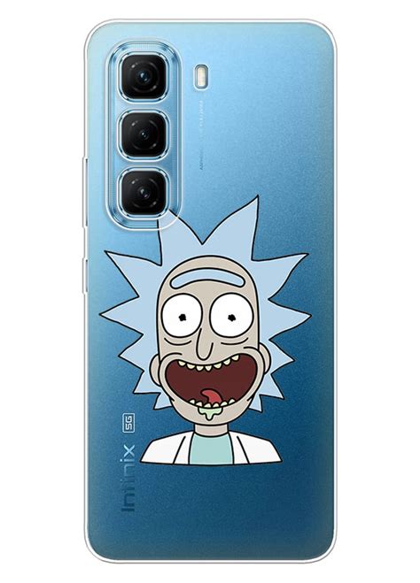 Infinix Hot Pro Plus G чохол силіконовий Rick and Morty Рік та