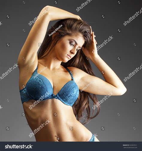 Sexy Fashion Brunette Woman Long Dark Stock Photo Shutterstock