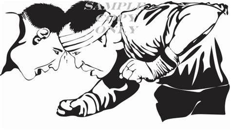 Rugby Scrum Head To Head Illustration Rugby Art By Sandralynneart