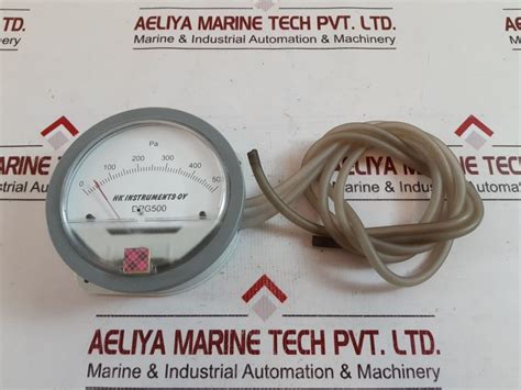 HK INSTRUMENTS DPT 500 DIFFERENTIAL PRESSURE GAUGE Aeliya Marine