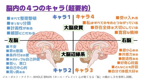 『ホール・ブレイン 心が軽くなる「脳」の動かし方』ジル・ボルト・テイラー、脳科学者が脳卒中から学んだこと 考察と感想 てんどうスピリチュアル