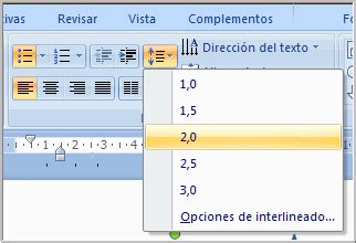 Powerpoint Interlineado