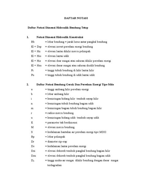 Daftar Notasi Print Pdf