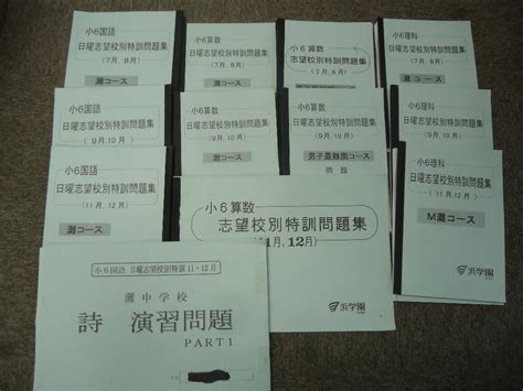 最大56％オフ！ 浜学園 6年灘コース 日曜志望校別 入試直前特訓 正月テキスト 2021年度 Asakusasubjp