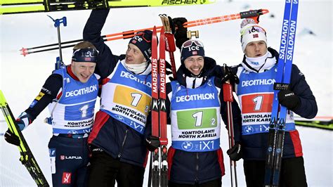 Biathlon Weltcup Kontiolahti Deutschen Staffel M Nner Starten Mit