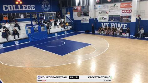 U19 Ecc College Basketball Vs Don Bosco Crocetta Torino YouTube