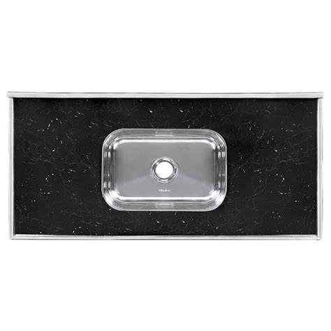 Pia De Laminado LDAP Cuba Inox Preto Absoluto 120cm Forminox