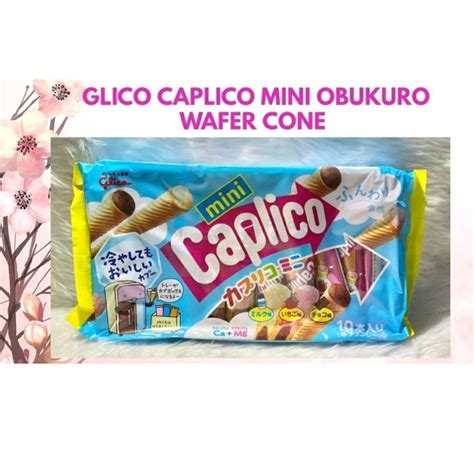 Jual Glico Mini Caplico Wafer Corn Snack Large Pack Made In Japan