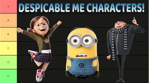 Ranking All Despicable Me Characters Youtube