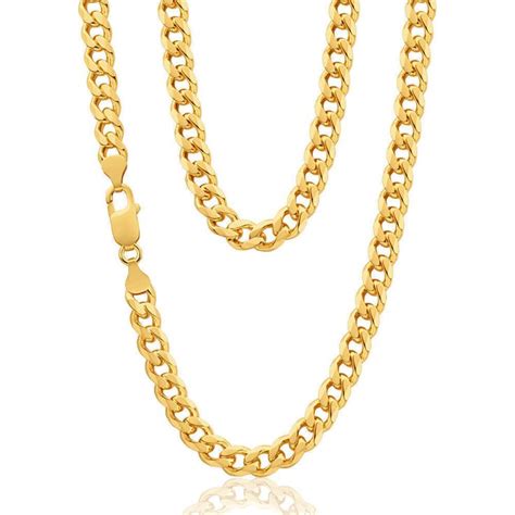 9ct Gold Curb Chain 22 Inch 40 Grams Gold Chains For Men Chains For