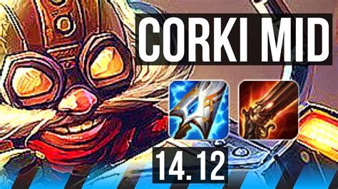 CORKI Vs TRISTANA MID Rank 8 Corki 8 2 7 EUW Challenger 14 12