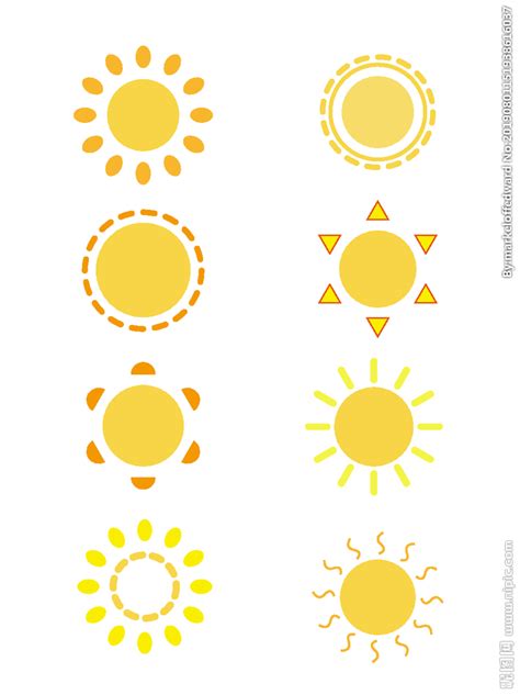 太阳图标设计图 广告设计 广告设计 设计图库 昵图网nipic