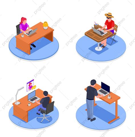 Work Concept Illustration Vector Art Png Isometric X Design Concept