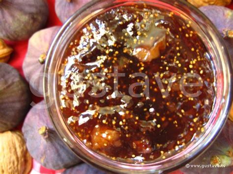 Confiture De Figues Violettes Aux Noix La Recette Gustave