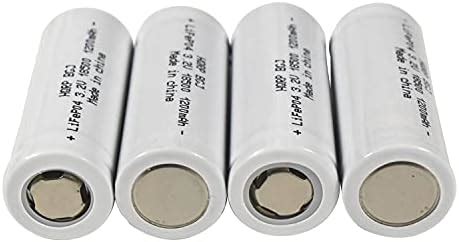 Amazon HQRP Battery 4 Pack 1200mAh IFR 18500 18500 3 2v LiFePO4