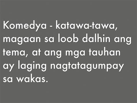 Anyo Ng Dulang Pantanghalan Anyo Hugis