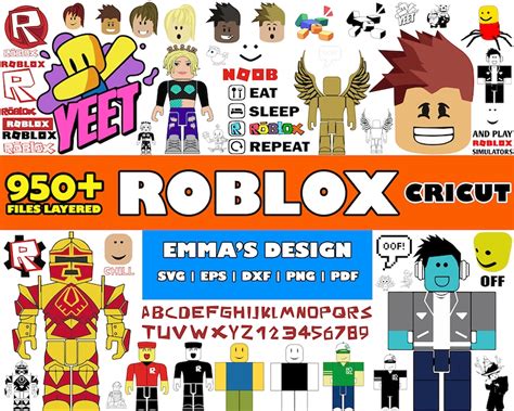 Roblox Svg Bundle Layered Design Vector Files Svg For Cric Inspire