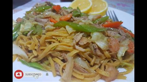 Pancit Canton How To Cook Pancit Canton Youtube