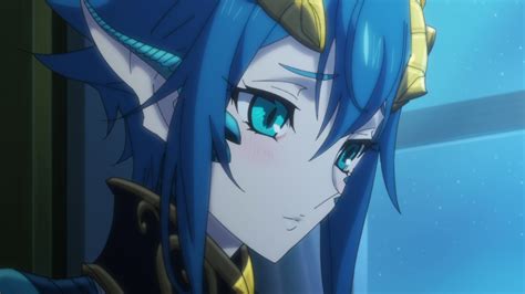 Dragon Girl Blue Hair Blue Eyes Monster Girl Monster Musume No