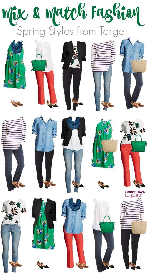 Spring Mix And Match Budget Wardrobe From Target I Dont Have Time