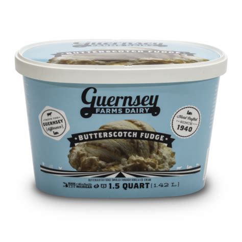 Guernsey Farms Dairy Butterscotch Fudge Ice Cream Tub 48 Oz Frys