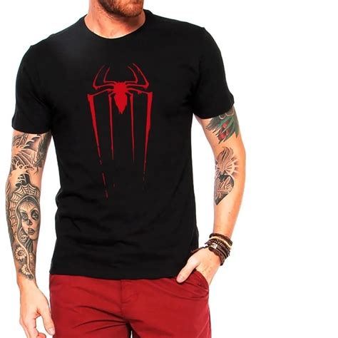 Camiseta Spider Man Super Herói Marvel Camisa Homem Aranha Shopee Brasil