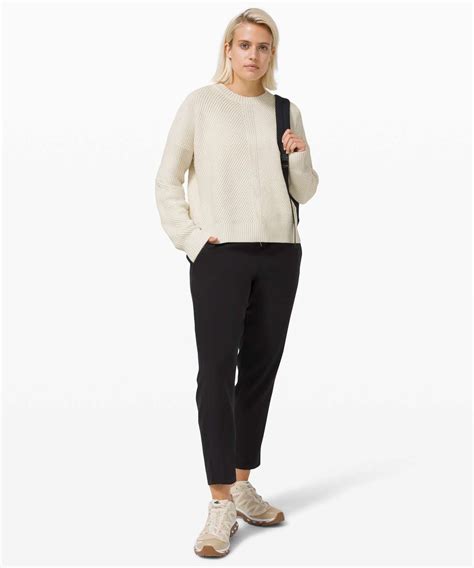 Lululemon New Heights Sweater Antique White Lulu Fanatics