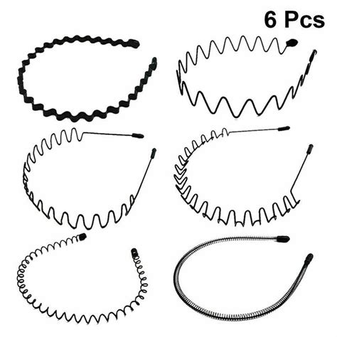 Haarreif gewellt Metall Haarreifen Stirnband Haarband für Damen und