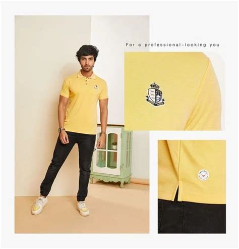 Interlock Matty Plain CROCKTEES Men S T Shirt V Neck Collar At Rs 285