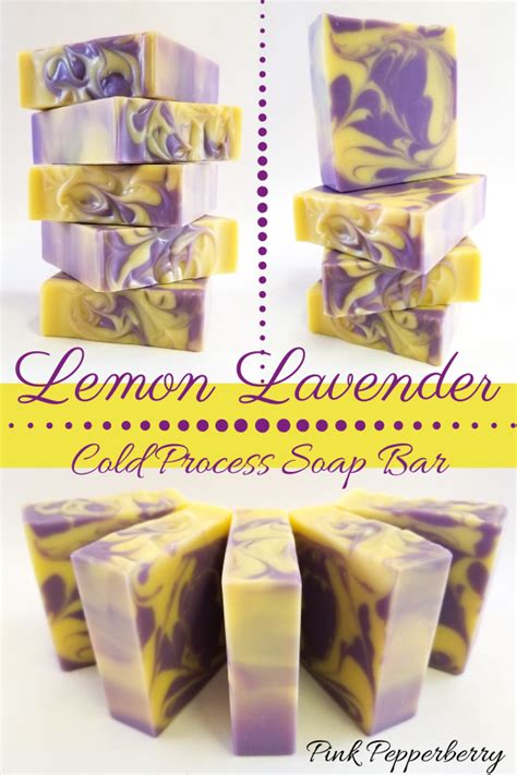 Lemon Lavender Handmade Soap Bar Handmade Soap Recipes Diy Soap