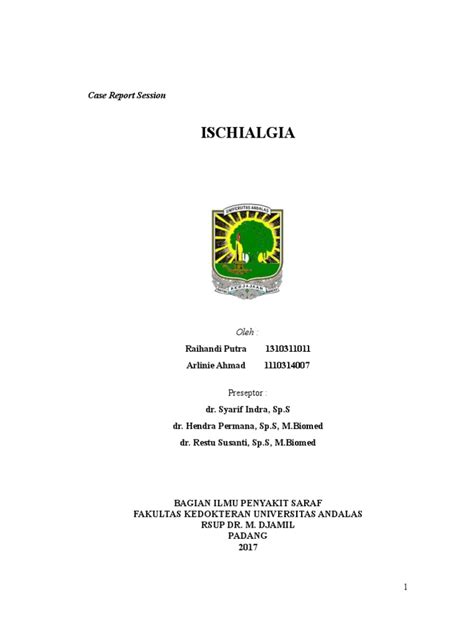 Ischialgia | PDF