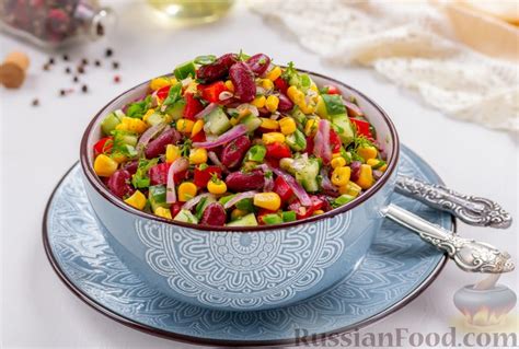 Салат с фасолью, рецепты на RussianFood.com: 1204 рецепта салата с фасолью