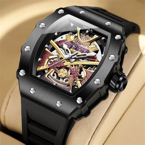 Onola Montres M Caniques Mouvement Automatique Pour Hommes Black