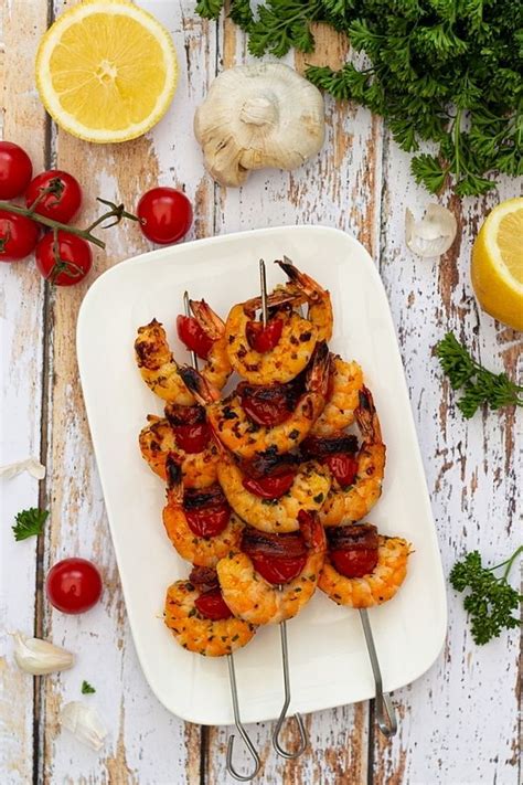 Brochettes De Crevettes Et Chorizo Au Barbecue Ou Plancha Amandine