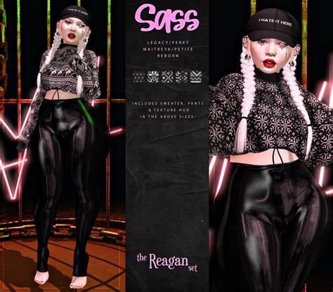 Second Life Marketplace Sass [reagan Set] ♥ Legacy Perky ♥ Maitreya