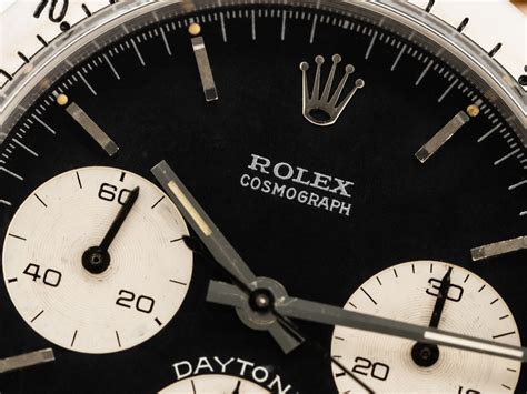 Rolex Vintage Daytona Cosmograph Ref 6239 Black Tritium Dial With Blue