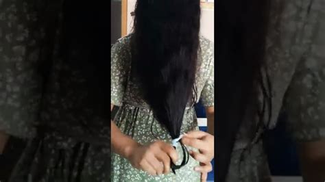 How To Trim Ur Hairs Hair Trimming At Home Cutting Split Ends At Home