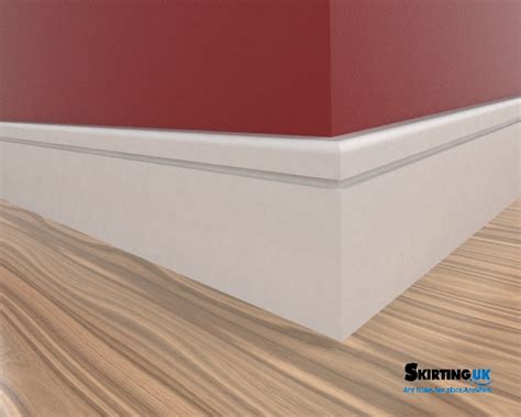 Bullnose Grooved Skirting Board Moisture Resistant Mdf Skirting Uk