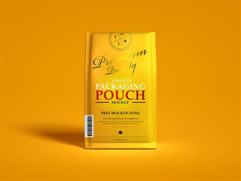 Pouch Packing Free Mockup — Free Mockup World