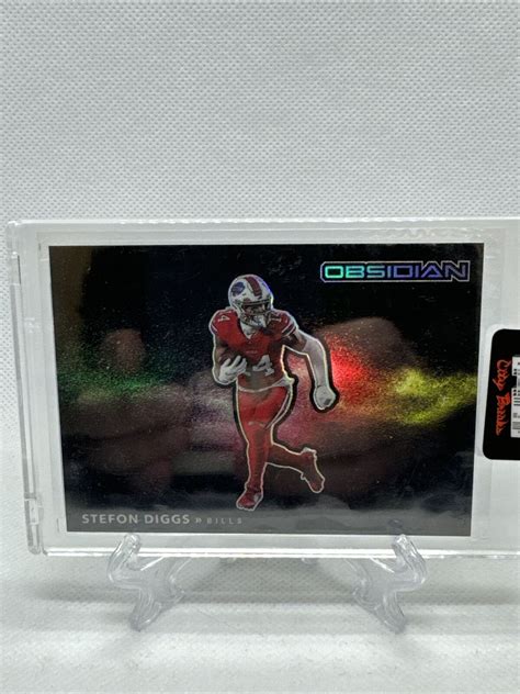 Stefon Diggs Obsidian Cb Black Color Blast Ssp Raw Price