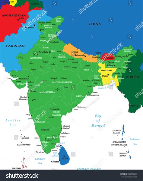 1,207 Map of india and nepal Images, Stock Photos & Vectors | Shutterstock