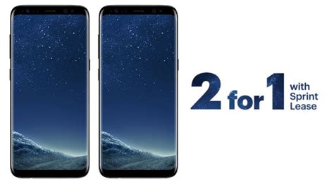 Sprint Offers Buy One Get One Galaxy S8 Deal Whistleout