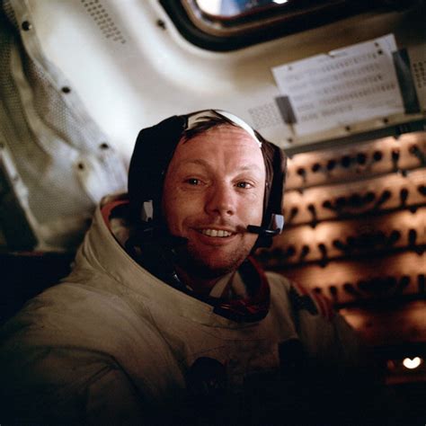 Apollo 11 Mission Image Neil A Armstrong Inside The Lunar Module After E National Air And