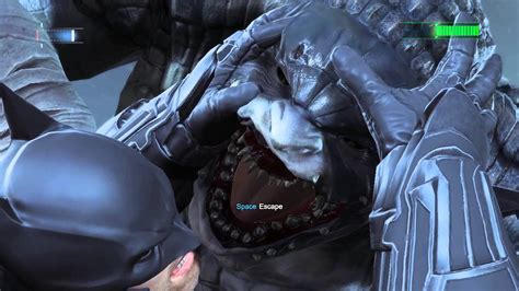 Batman Arkham Origins Killer Croc Boss Fight Youtube