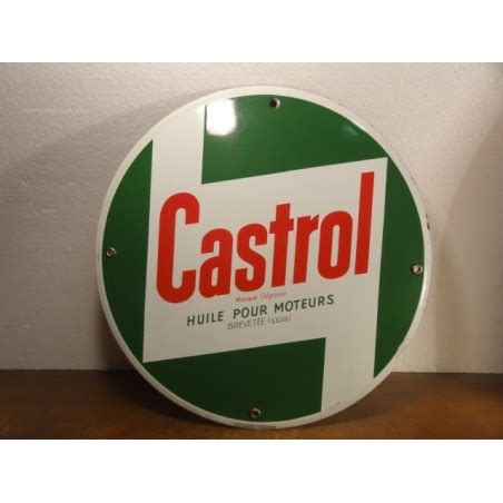 Plaque Emaillee Castrol Tigrebock