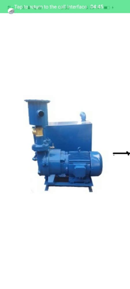 Close Loop Water Re Circulation System Of Two Stage Vacuum Pump At Rs