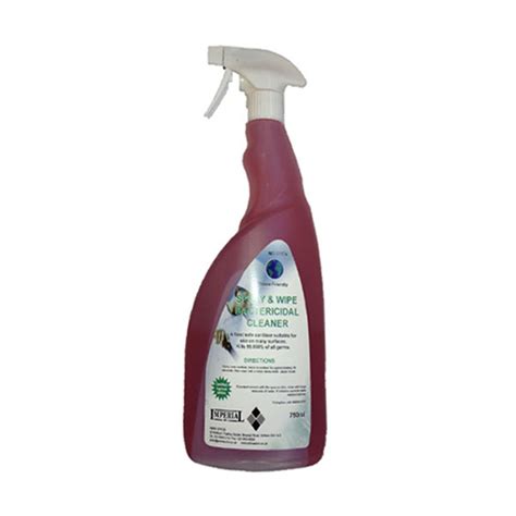 Imperial Spray And Wipe Ultra Bactericidal Cleaner 6 X 750ml One Stop Cleaning Supplies One